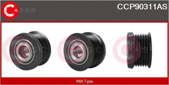 Belt Pulley, alternator (CCP90311AS)