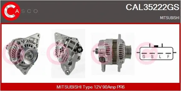 Alternator (CAL35222GS)