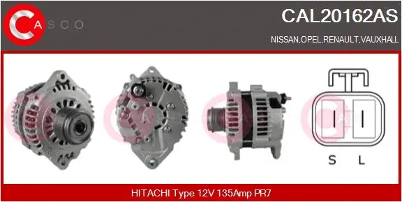 Alternator (CAL20162AS)
