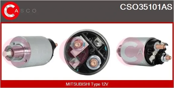 Solenoid Switch, starter (CSO35101AS)