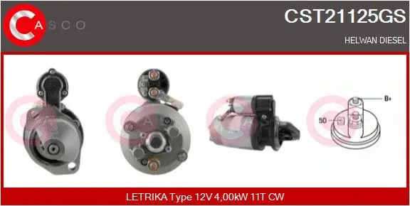 Starter (CST21125GS)
