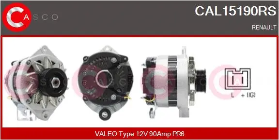 Alternator (CAL15190RS)