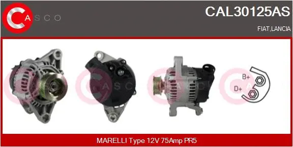 Alternator (CAL30125AS)