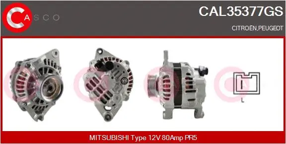 Alternator (CAL35377GS)