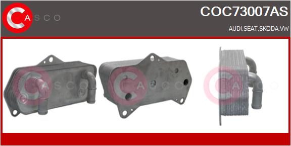 Oil Cooler, engine oil (COC73007AS)