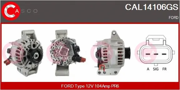 Alternator (CAL14106GS)