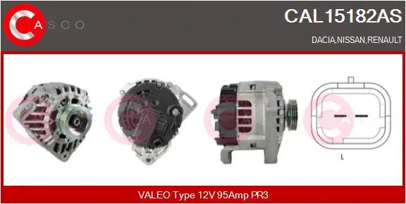 Alternator (CAL15182AS)