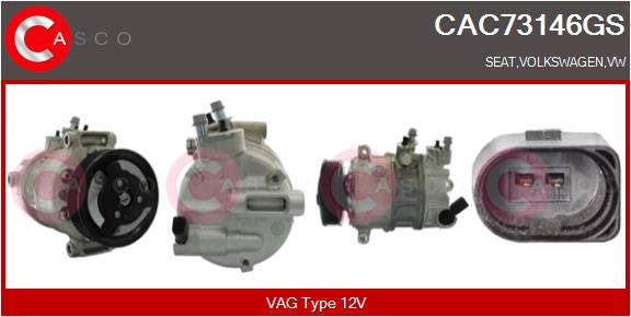 Compressor, air conditioning (CAC73146GS)