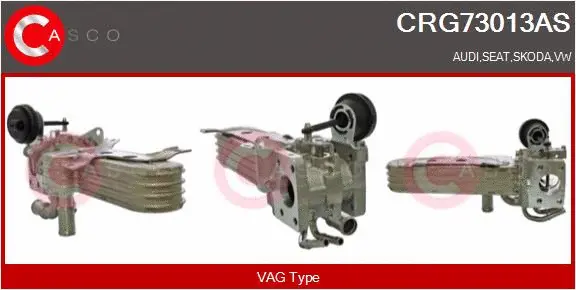 Cooler, exhaust gas recirculation (CRG73013AS)
