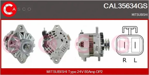 Alternator (CAL35634GS)