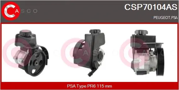 Hydraulic Pump, steering (CSP70104AS)