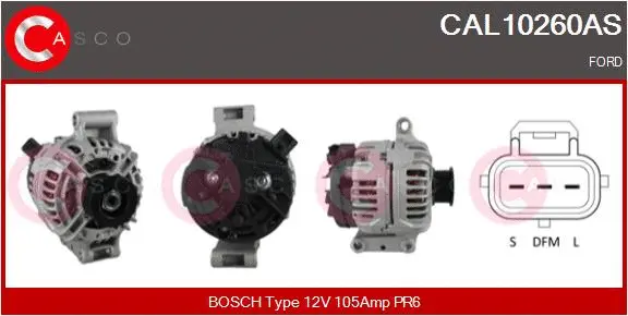 Alternator (CAL10260AS)