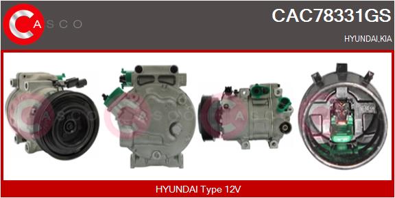 Compressor, air conditioning (CAC78331GS)