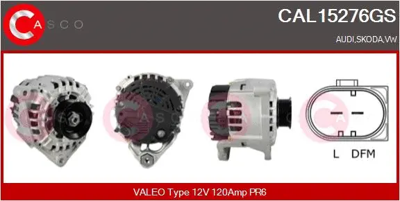 Alternator (CAL15276GS)