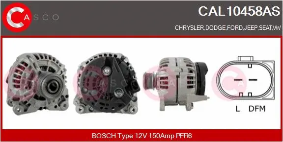 Alternator (CAL10458AS)