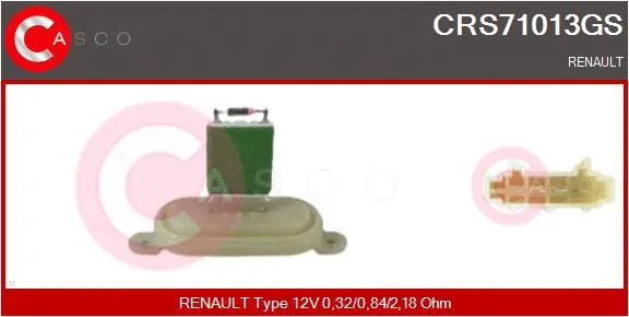 Resistor, interior blower (CRS71013GS)