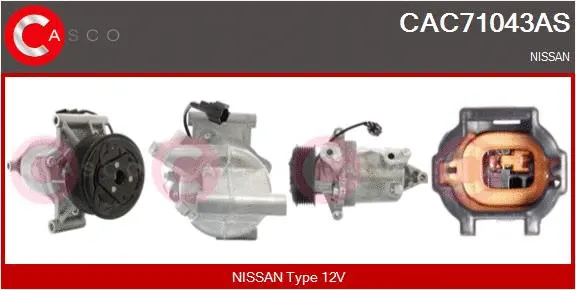 Compressor, air conditioning (CAC71043AS)
