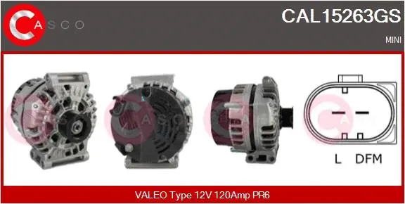 Alternator (CAL15263GS)
