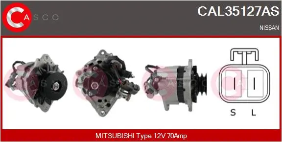 Alternator (CAL35127AS)