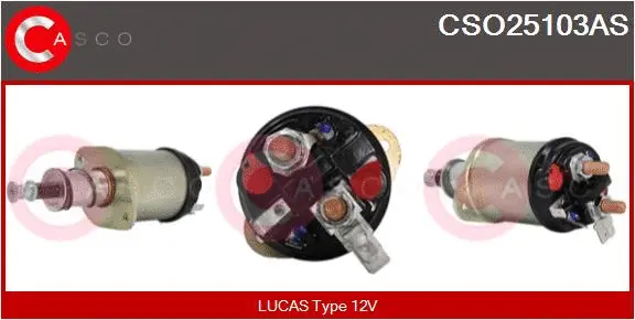 Solenoid Switch, starter (CSO25103AS)