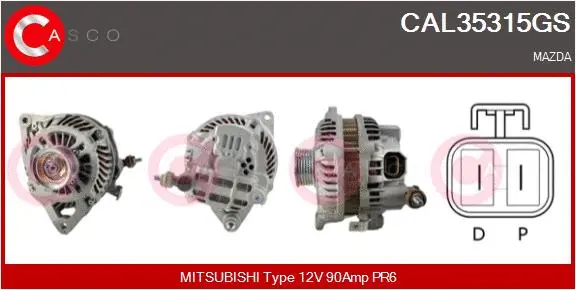 Alternator (CAL35315GS)