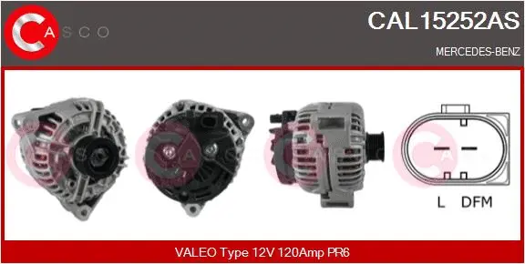 Alternator (CAL15252AS)