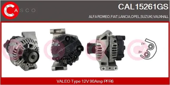 Alternator (CAL15261GS)