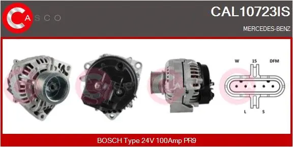 Alternator (CAL10723IS)