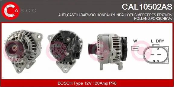 Alternator (CAL10502AS)
