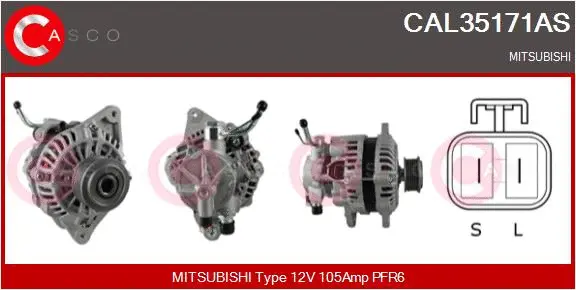 Alternator (CAL35171AS)