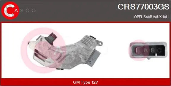 Resistor, interior blower (CRS77003GS)