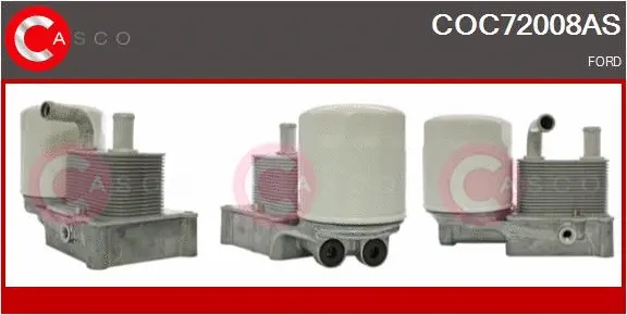 Oil Cooler, engine oil (COC72008AS)