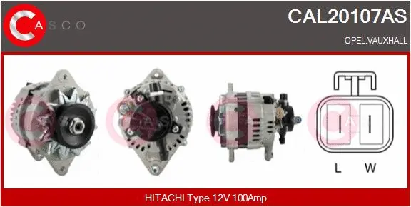 Alternator (CAL20107AS)