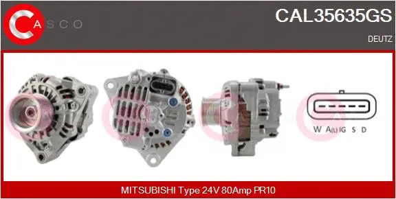 Alternator (CAL35635GS)