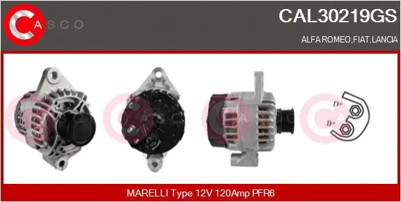 Alternator (CAL30219GS)