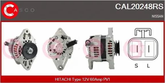 Alternator (CAL20248RS)
