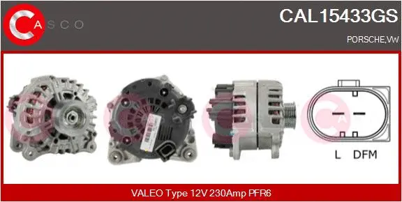 Alternator (CAL15433GS)