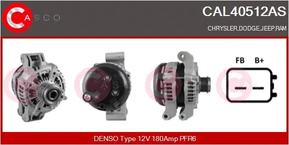 Alternator (CAL40512AS)