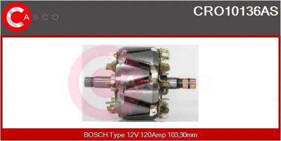 Rotor, alternator (CRO10136AS)