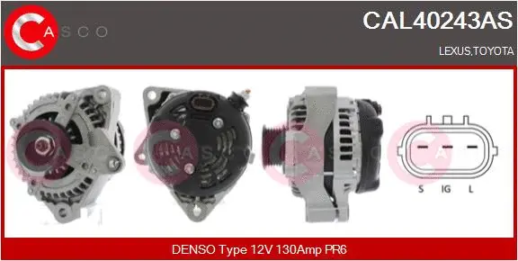 Alternator (CAL40243AS)