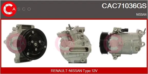 Compressor, air conditioning (CAC71036GS)