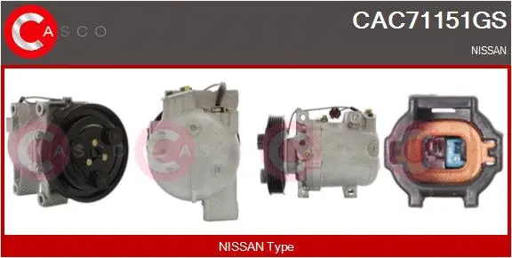 Compressor, air conditioning (CAC71151GS)