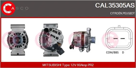 Alternator (CAL35305AS)
