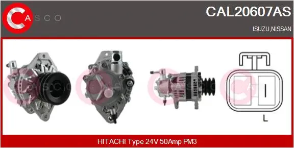 Alternator (CAL20607AS)