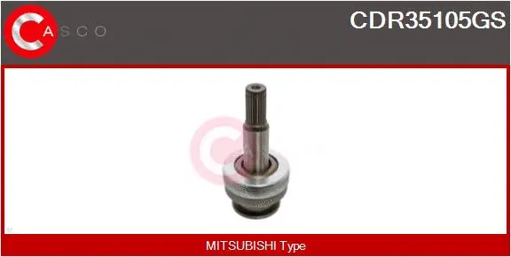 Pinion, starter (CDR35105GS)