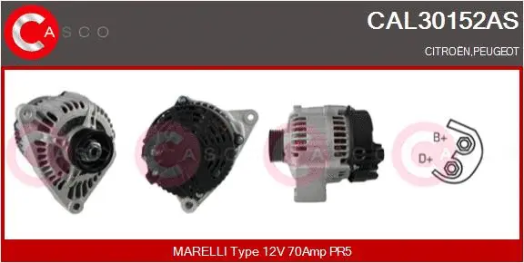 Alternator (CAL30152AS)