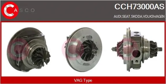 Core assembly, turbocharger (CCH73000AS)