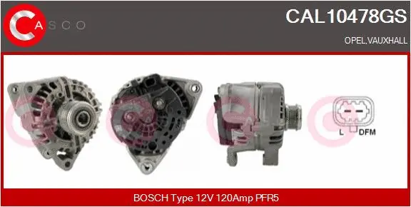 Alternator (CAL10478GS)