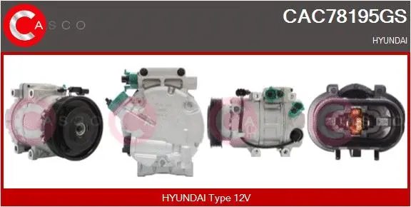 Compressor, air conditioning (CAC78195GS)