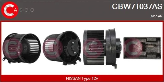 Interior Blower (CBW71037AS)